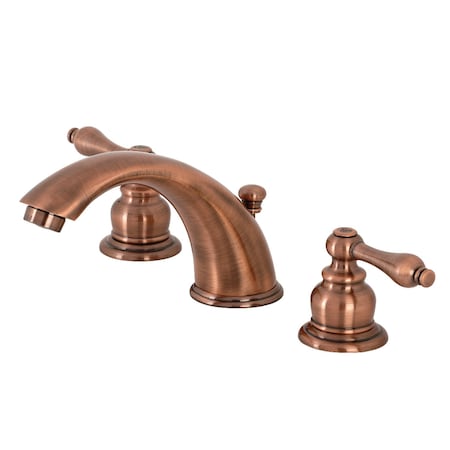 Kingston Brass KB976AL Victorian Widespread Bathroom Faucet, Antique Copper KB976AL
